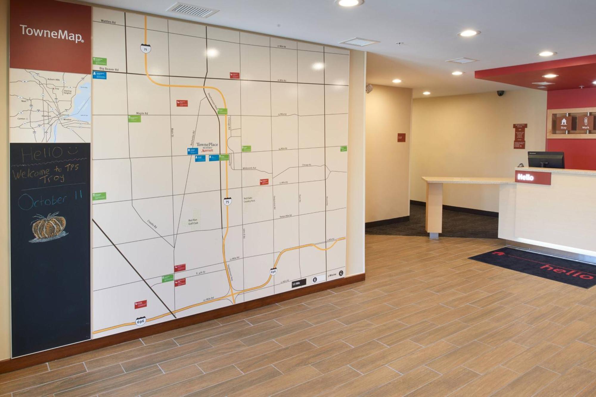 Towneplace Suites By Marriott Detroit Troy Luaran gambar